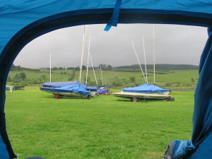 La vista dalla tenda